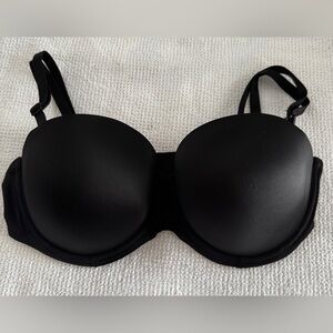 36D PINK Victoria's Secret Black Multi-Way Push up Bra Convertible New
